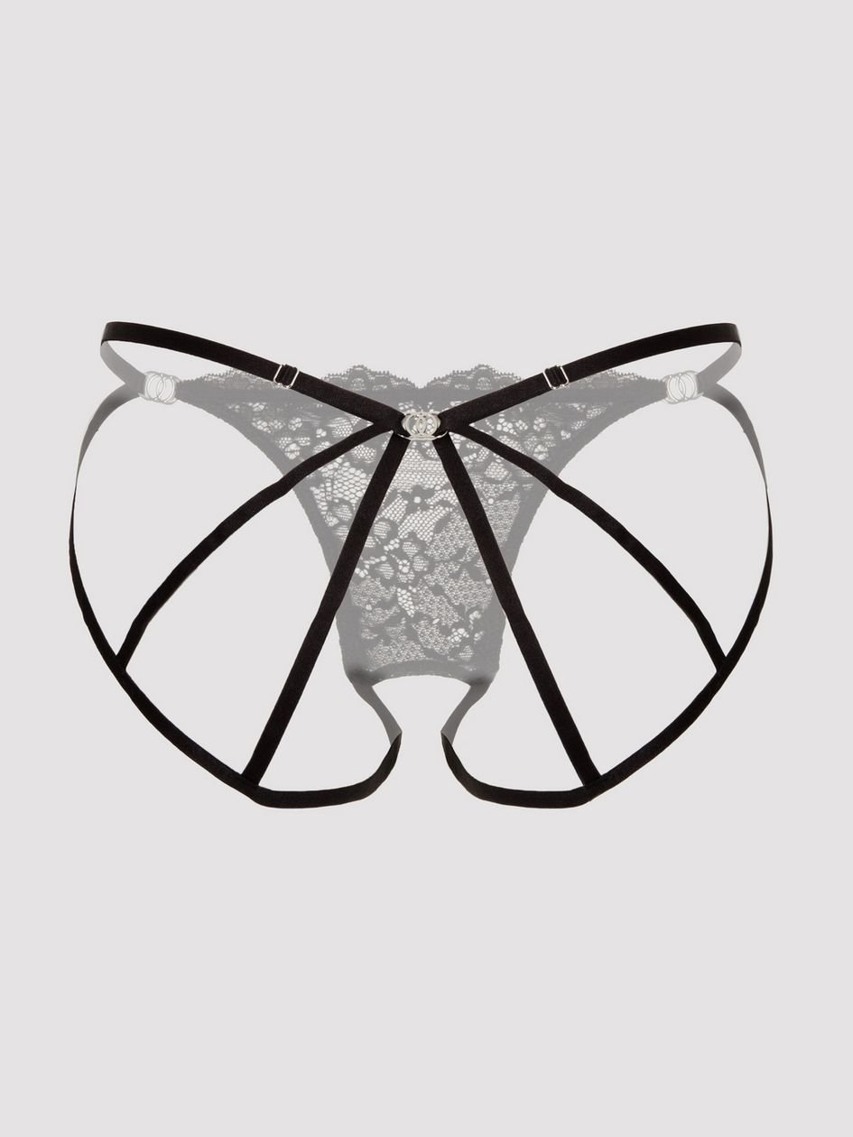 86560.jpg Lovehoney Fierce Lace Cage-Back Knickers - Image 1