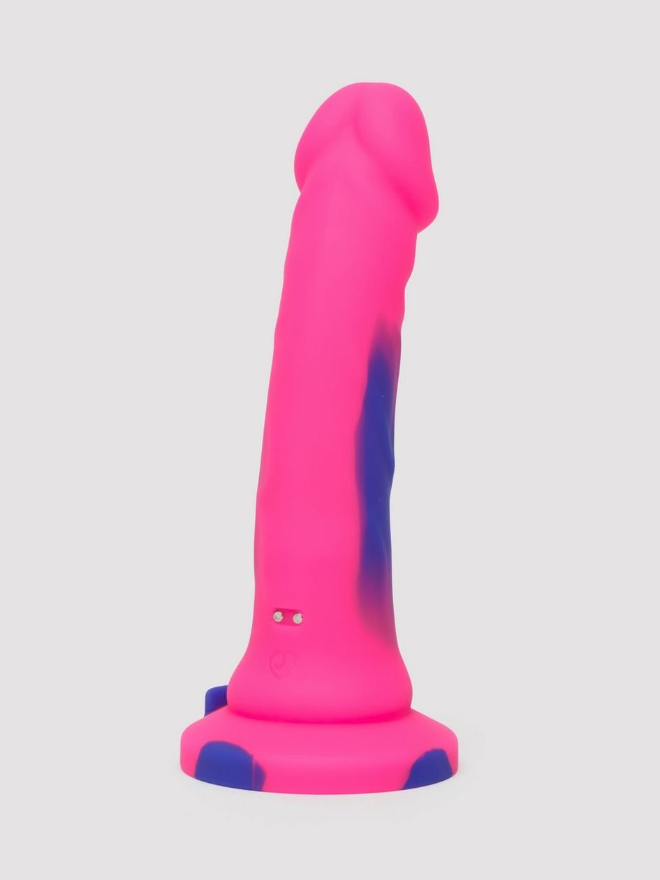 86872.jpg Lifelike Lover Luxe Realistic Multicoloured Silicone Vibrating Dildo 7 Inch - Image 1