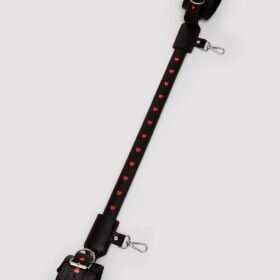 Bondage Boutique Heart Spreader Bar with Cuffs Set
