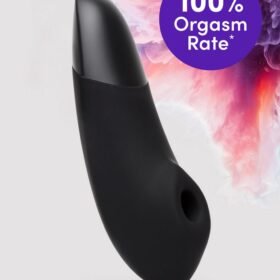 Womanizer Enhance Black Pleasure Air Clitoral Vibrator