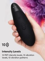 Womanizer Enhance Black Pleasure Air Clitoral Vibrator - Image 7
