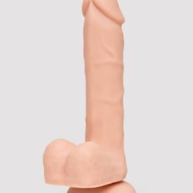 Lifelike Lover Classic Dual-Density Silicone Dildo with Balls 8 inch - Flesh Pink