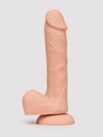 Lifelike Lover Classic Dual-Density Silicone Dildo with Balls 8 inch - Flesh Pink - Image 2