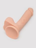 Lifelike Lover Classic Dual-Density Silicone Dildo with Balls 8 inch - Flesh Pink - Image 4