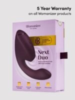 Womanizer Next Duo 3D Purple G-Spot and Clitoral Suction Stimulator - Image 7