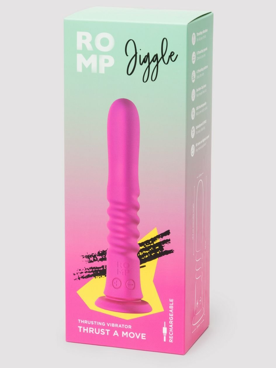 87189.jpg ROMP Jiggle Thrusting Dildo Vibrator - Image 1