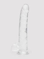 King Cock Realistic Large Suction Cup Dildo 10 Inch Clear - Image 2