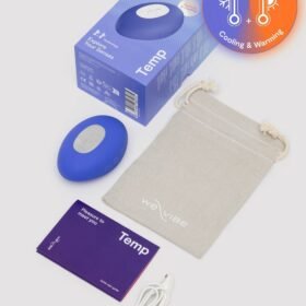We-Vibe Temp Lavender Blue Heating and Cooling Clitoral Vibrator