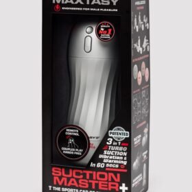 MAXTASY Suction Vibration & Warming Remote Control Male Masturbator