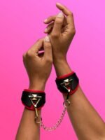 Ouch! Milan Faux Leather Handcuffs - Image 3