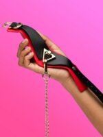 Ouch! Milan Faux Leather Leg Cuffs - Image 3