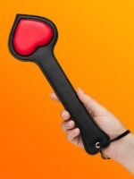 Ouch! Milan Faux Leather Heart Paddle - Image 3