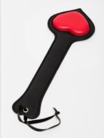 Ouch! Milan Faux Leather Heart Paddle - Image 4