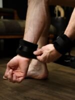 SEI MIO Spread the Love Ankle Spreader Bar with Wrist Cuffs - Image 3