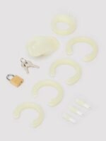 CB-6000 Male Glow In The Dark Chastity Cage Kit - Image 7