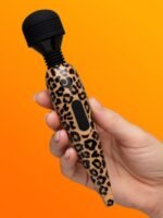 Lovehoney Deluxe Rechargeable Mini Leopard Massage Wand Vibrator - Image 2