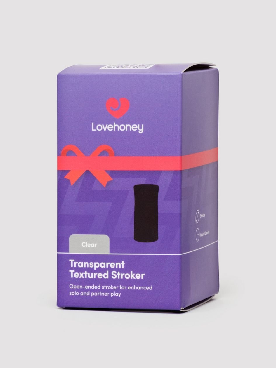 87693.jpg Lovehoney Clear Transparent Textured Stroker - Image 1