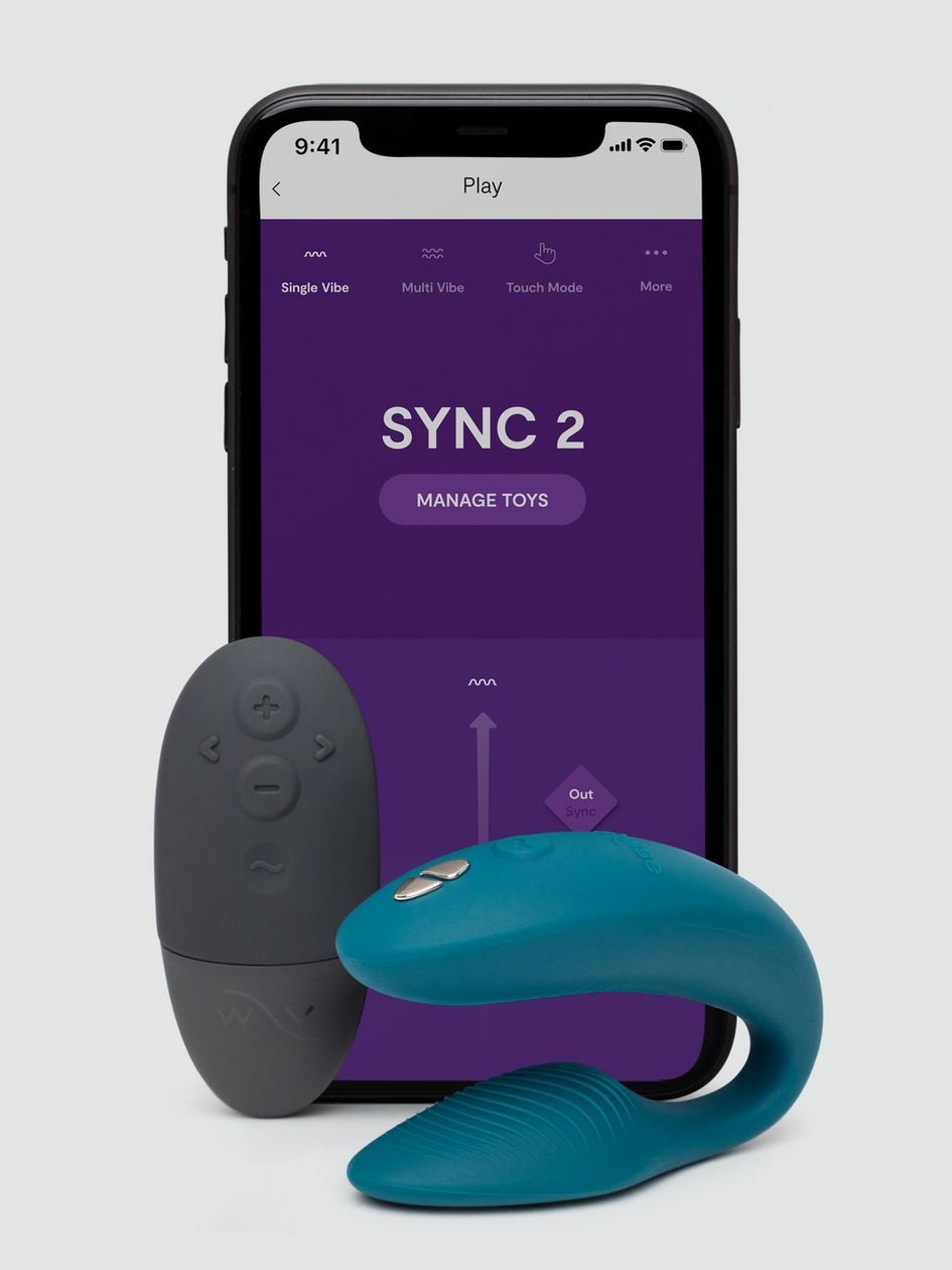 87706.jpg We-Vibe Sync 2 Remote Control and App Rechargeable Couple's Vibrator - Image 1
