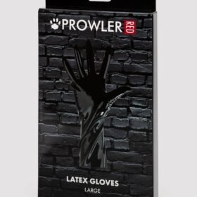 Prowler RED Black Latex Fisting Gloves