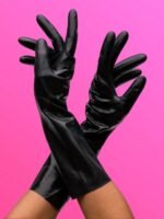 Prowler RED Black Latex Fisting Gloves - Image 3