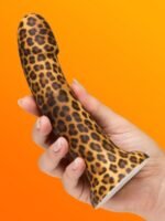 Leopard Print Silicone Dildo 7 Inches - Image 3