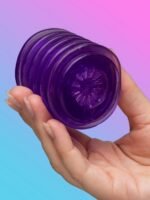 Lovehoney Head Master Purple Double Texture Blow Job Stroker - Image 2