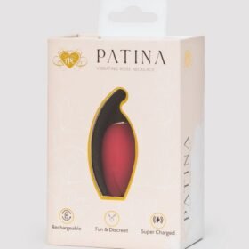 PATINA Rechargeable Vibrating Silicone Rose Necklace