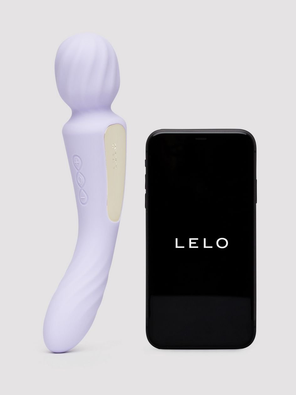 88078.jpg Lelo SWITCH App Controlled Double Ended Textured Wand Vibrator - Image 1