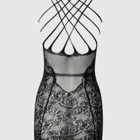 House of Desire Black Criss Cross Strappy Dress