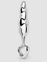 njoy Disco Rippled Textured Stainless Steel G/P-Spot Dildo - Image 2