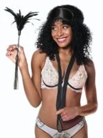 Sportsheets Black Shadow Tie and Tickle Kit (3 Piece) - Image 2