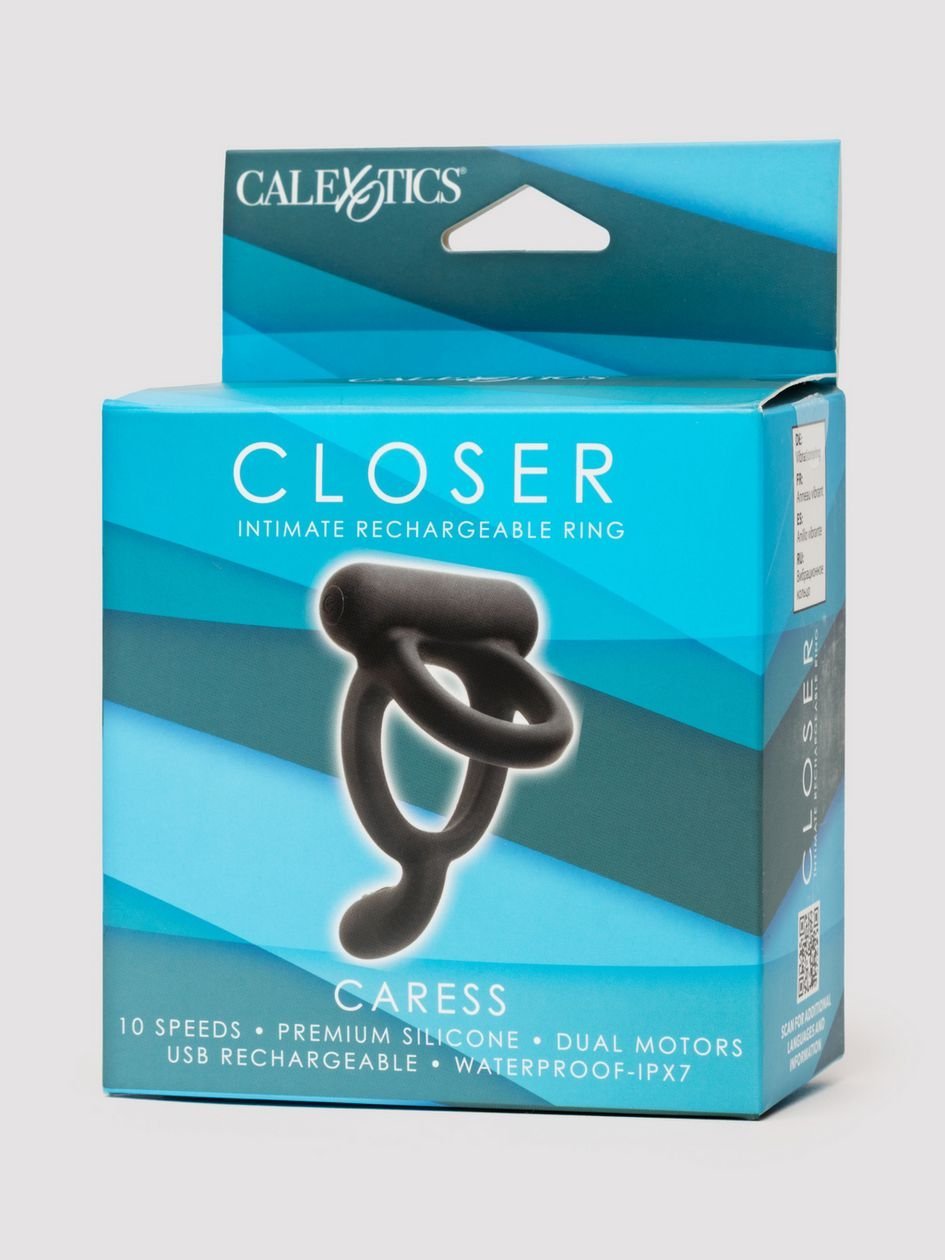 88716-1.jpg Closer Intimate Caress Rechargeable Taint Stimulation Cock Ring - Image 1