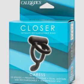 Closer Intimate Caress Rechargeable Taint Stimulation Cock Ring