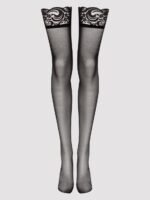 Lovehoney Plus Size Sheer Lace Top Thigh-High Stockings