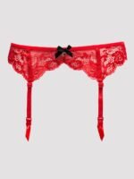 Lovehoney Love Me Red Lace Garter Belt - Image 6