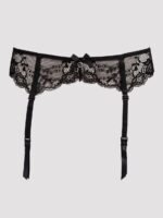 Lovehoney Plus Black Love Me Lace Suspender Belt - Image 2