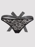 Lovehoney Plus Size Unwrap Me Women's Black Thong - Image 4