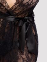 Lovehoney Plus Size Flaunt Me Floral Lace Robe - Image 6