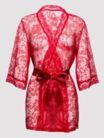 Lovehoney Plus Size Flaunt Me Red Lace Robe