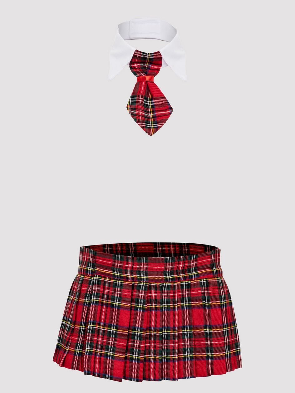a36253g66937.jpg Lovehoney Fantasy Tartan Skirt and Tie Set - Image 1