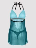 Lovehoney Barely There Sheer Green Babydoll Set