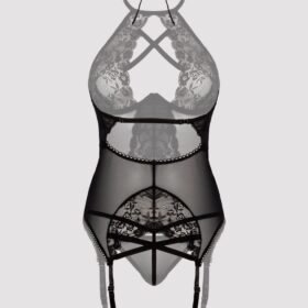 Lovehoney Twilight Temptation Halterneck Basque Set