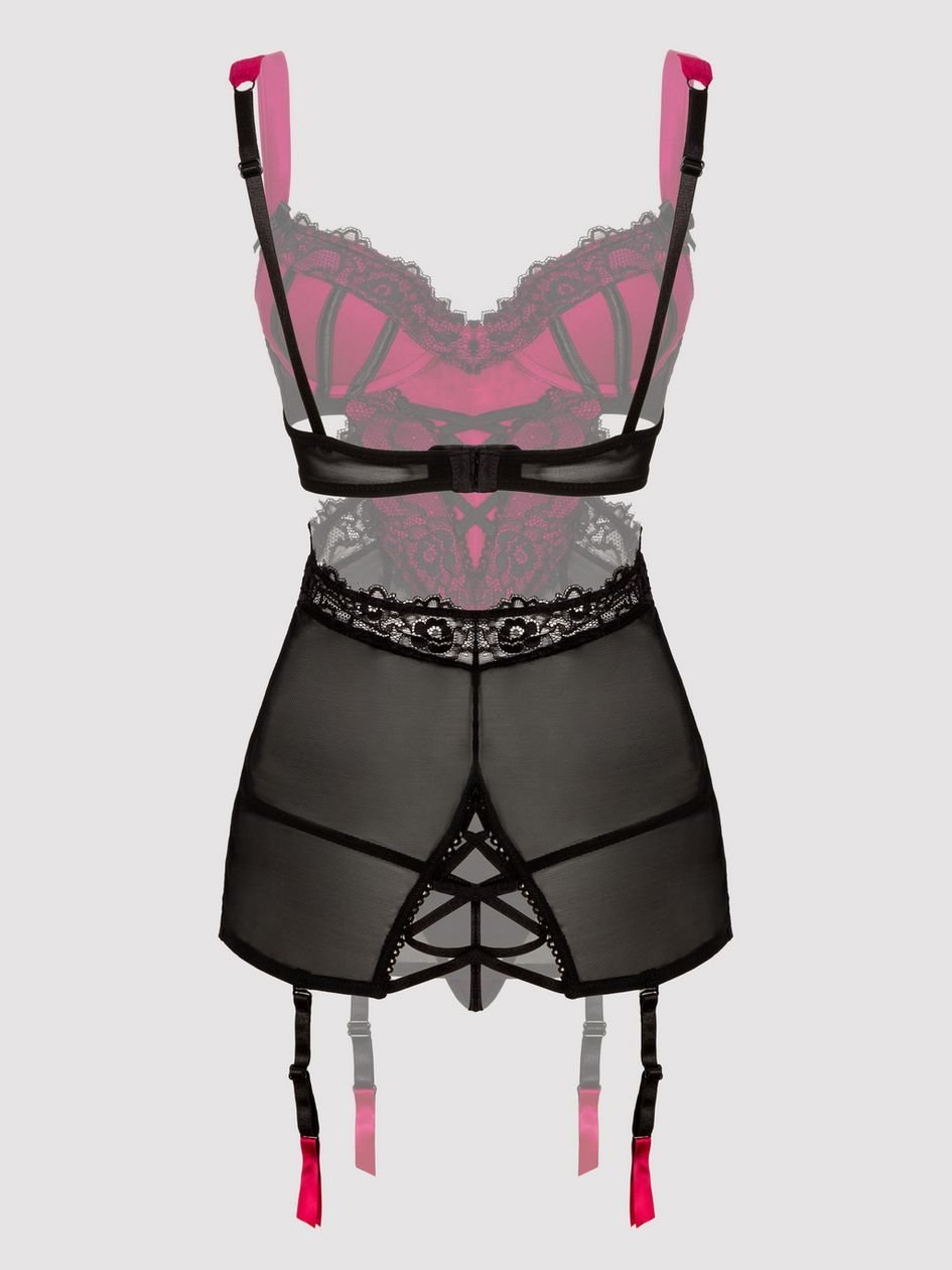 a39706g72743.jpg Lovehoney Plus Size Boudoir Belle Cherry Cut-Out Chemise Set - Image 1