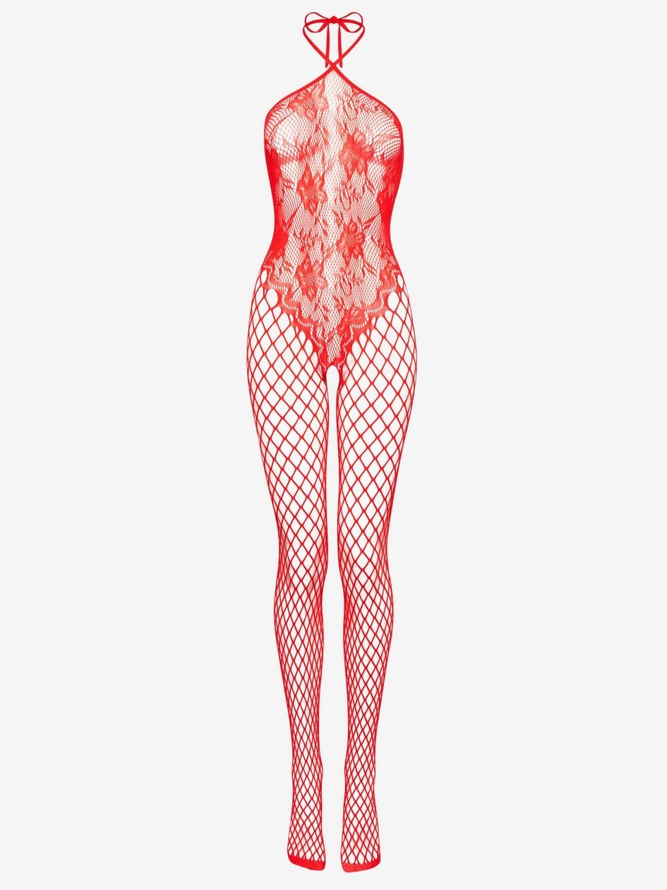 a39727g74476.jpg Lovehoney Plus Size Treasure Chest Fishnet Crotchless Bodystocking - Image 1