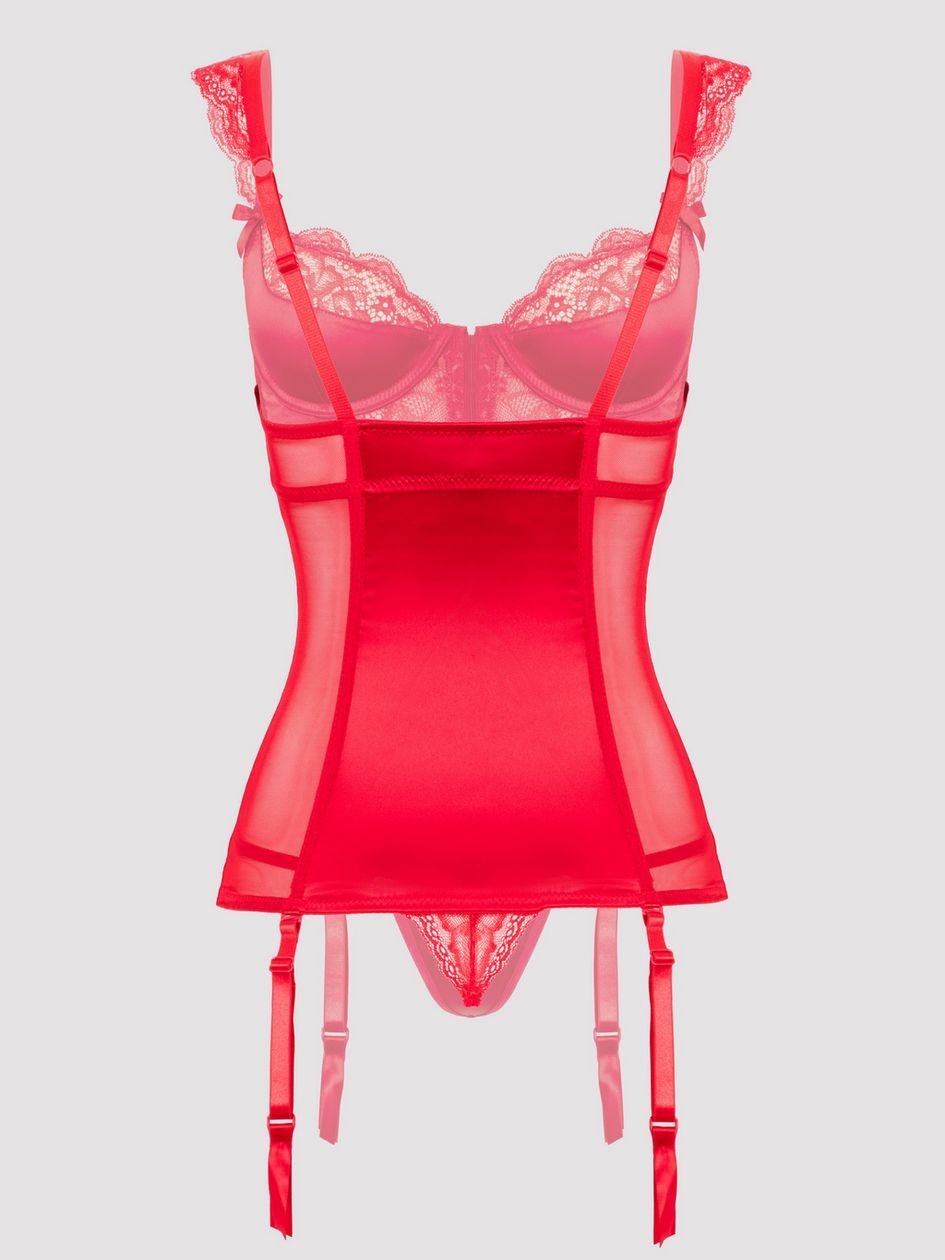 a40915g74558.jpg Lovehoney Plus Size Treasure Me Red Push-Up Basque Set - Image 1