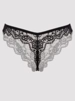 Lovehoney Plus Size Bombshell Black Lace Babydoll Set