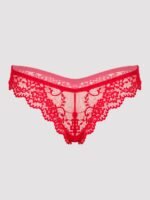 Lovehoney Plus Size Bombshell Red Lace Babydoll Set - Image 4