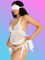 Lovehoney White Lace Babydoll Gift Set - Image 3
