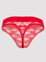 LHM Red Lace Thong