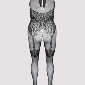 Fifty Shades of Grey Captivate Plus Size Black Lace Crotchless Bodystocking